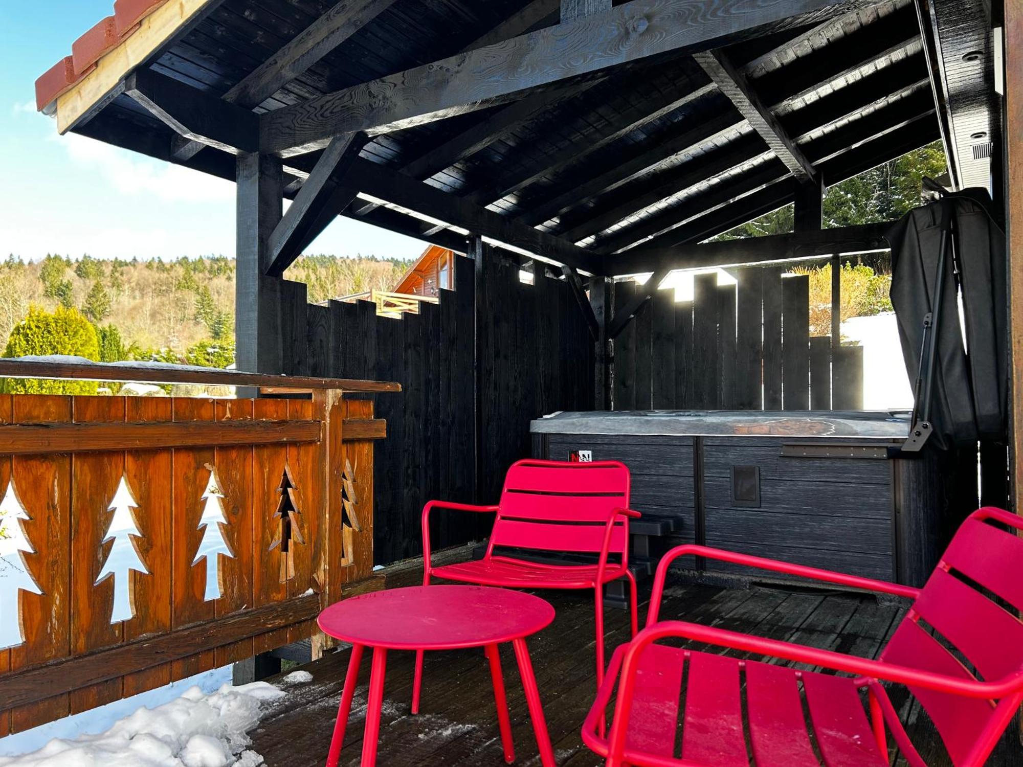 Belfahy Chalet Avec Jacuzzi Prive, Vue Sur Les Vosges מראה חיצוני תמונה
